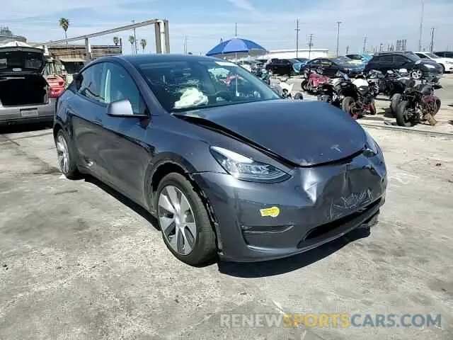 11 fotografías del automóvil dañado 7SAYGAEE1NF486077 TESLA MODEL Y 2022
