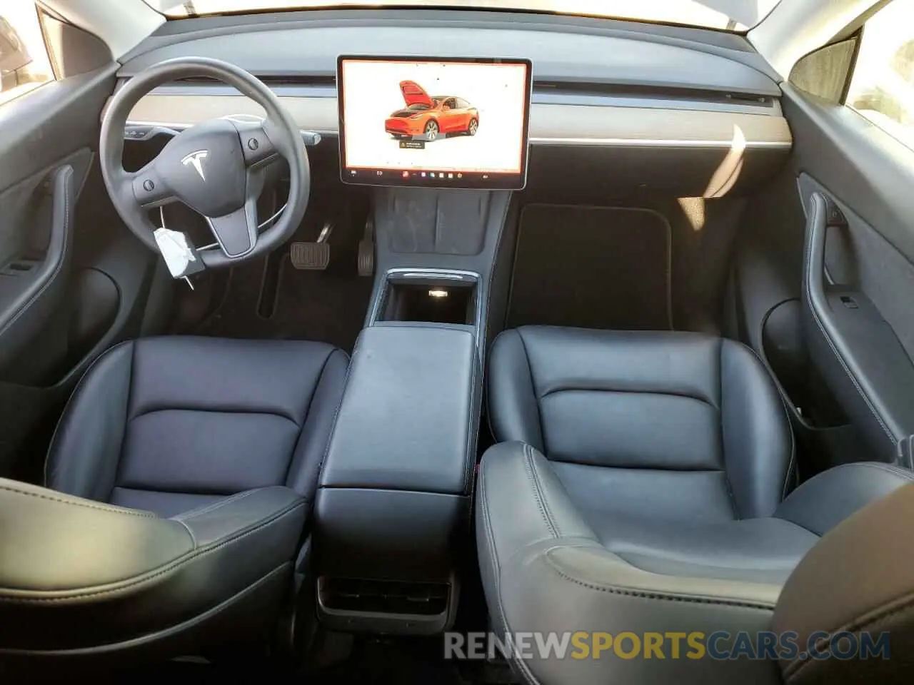 8 fotografías del automóvil dañado 7SAYGAEE2NF364179 TESLA MODEL Y 2022