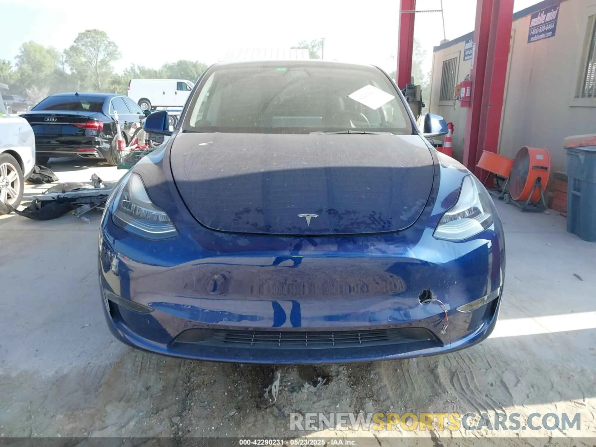 12 fotografías del automóvil dañado 7SAYGAEE2NF364733 TESLA MODEL Y 2022