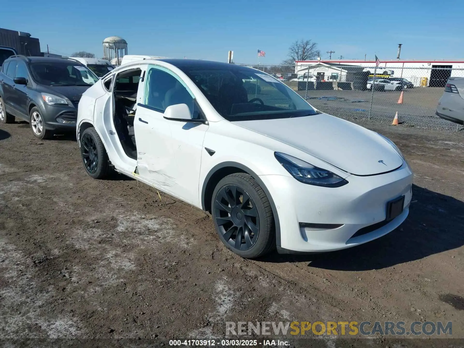 1 fotografías del automóvil dañado 7SAYGAEE3NF337220 TESLA MODEL Y 2022