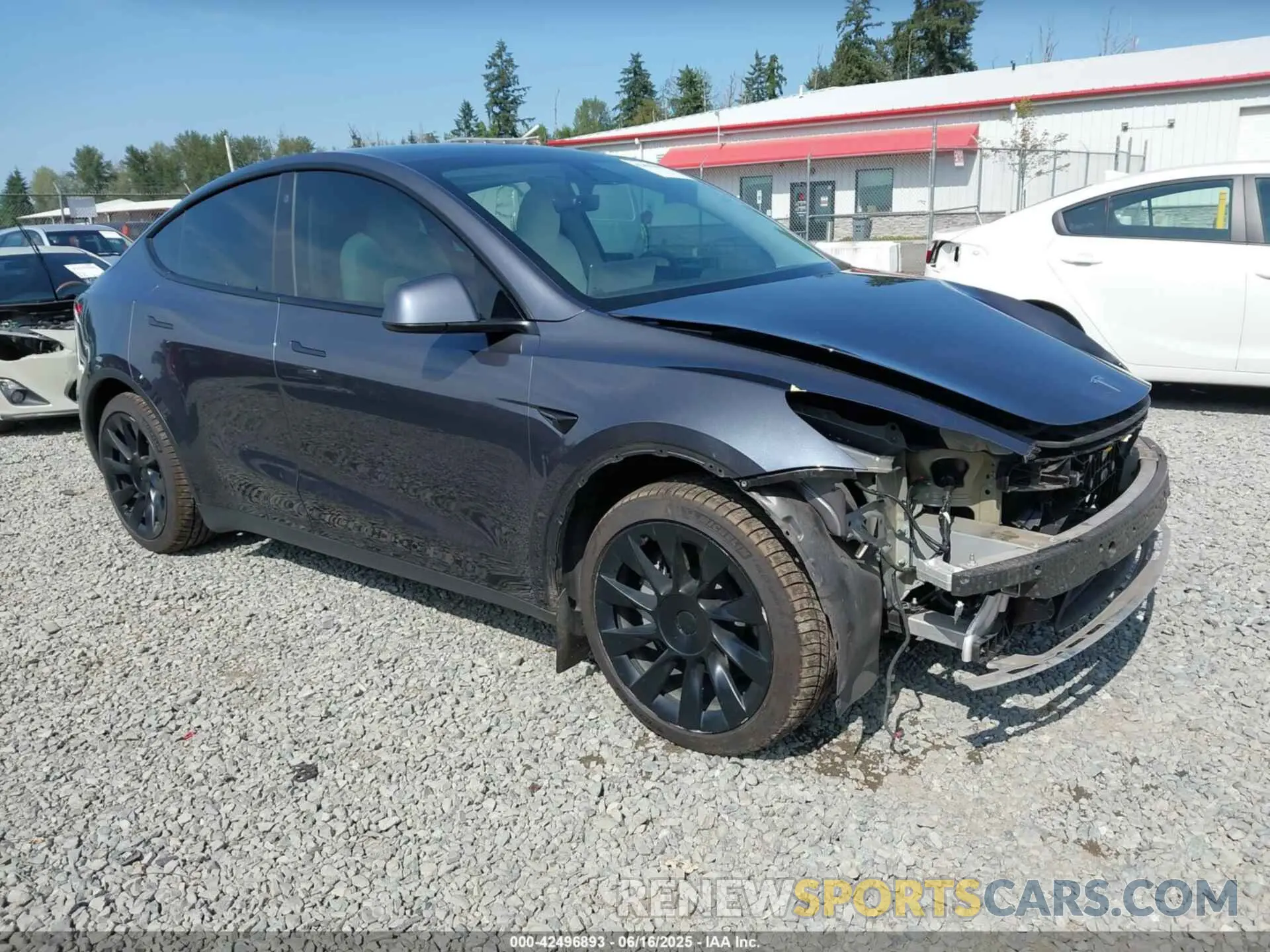 1 fotografías del automóvil dañado 7SAYGAEE3NF359220 TESLA MODEL Y 2022