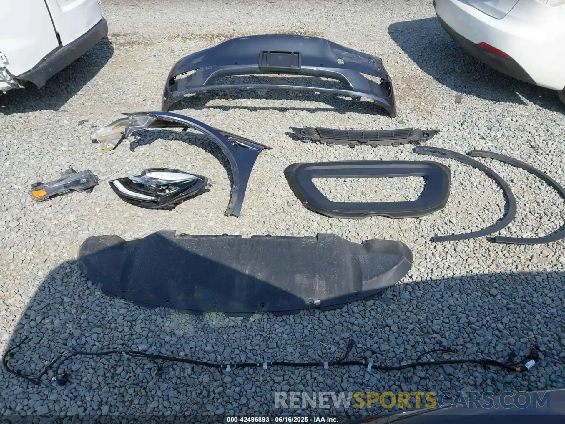 12 fotografías del automóvil dañado 7SAYGAEE3NF359220 TESLA MODEL Y 2022