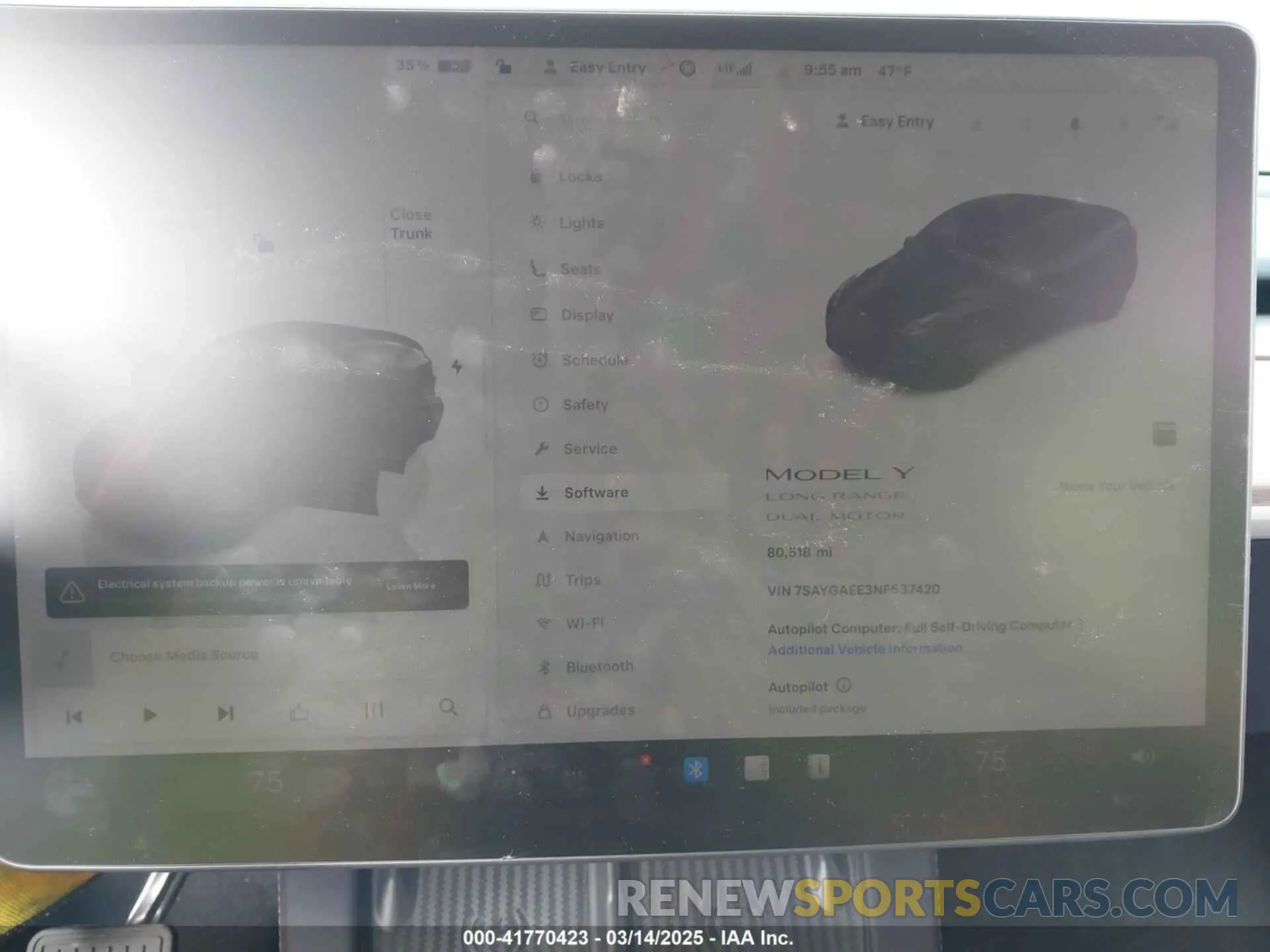 16 fotografías del automóvil dañado 7SAYGAEE3NF537420 TESLA MODEL Y 2022