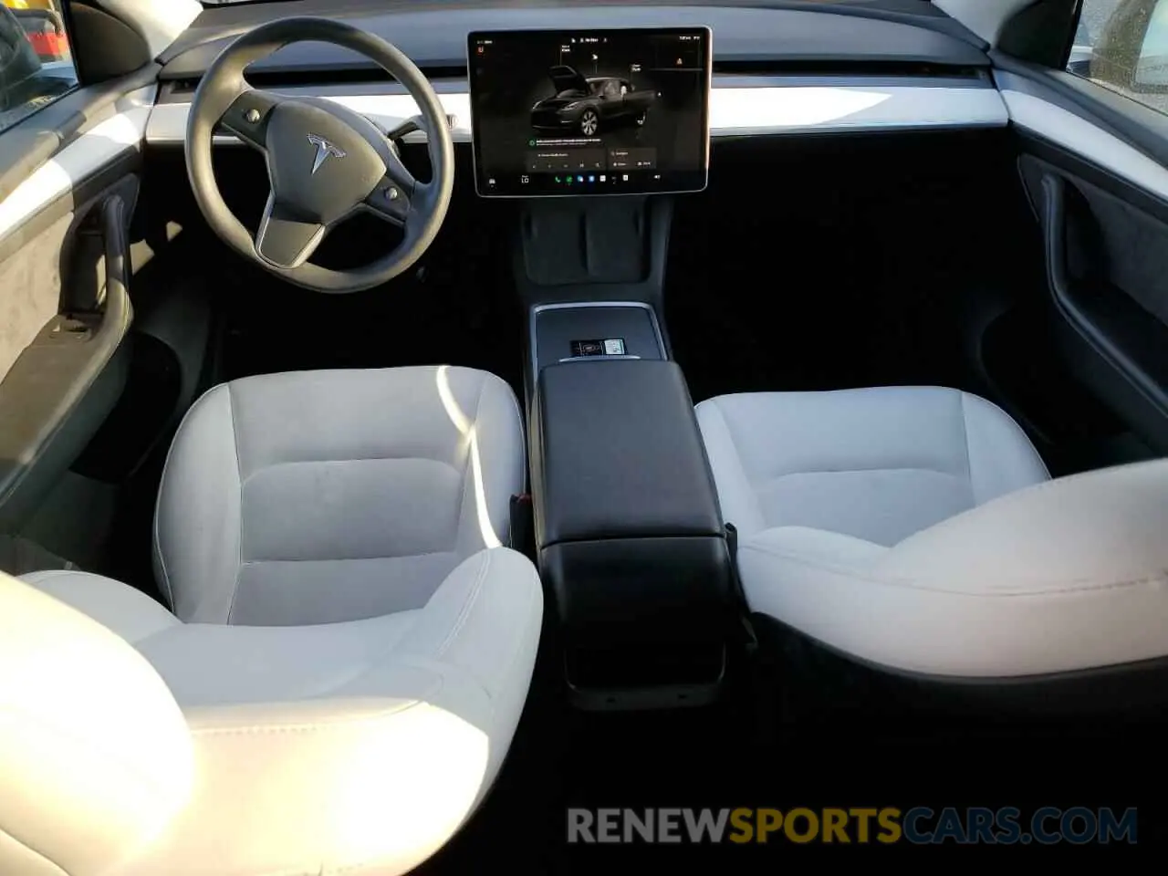 8 fotografías del automóvil dañado 7SAYGAEE3NF542388 TESLA MODEL Y 2022