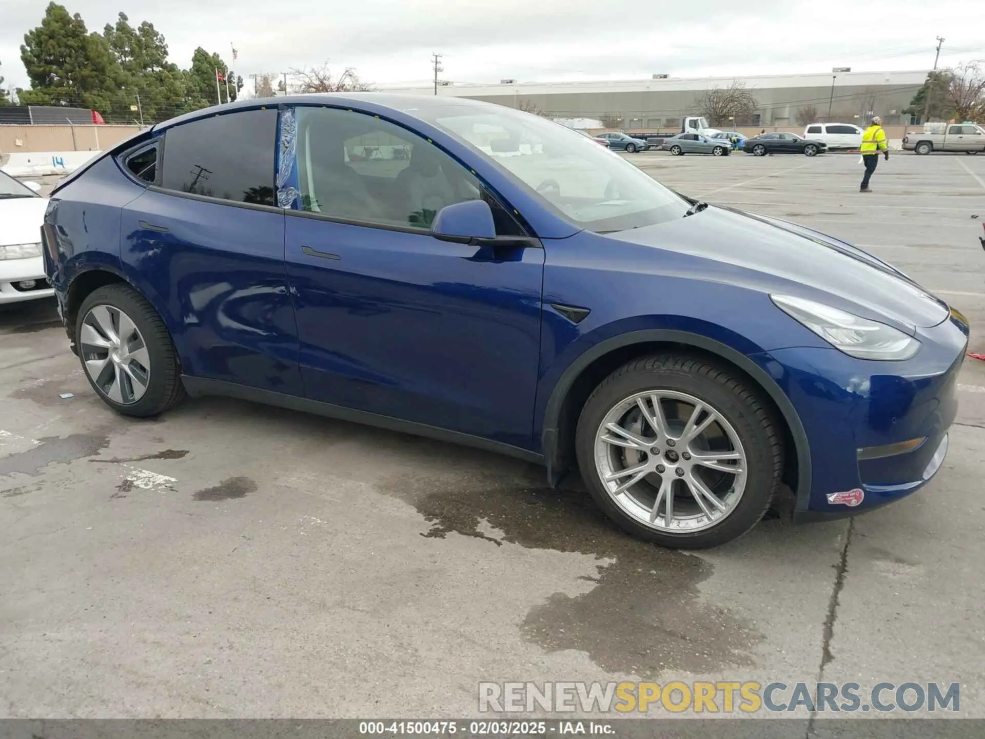 1 fotografías del automóvil dañado 7SAYGAEE3NF573141 TESLA MODEL Y 2022