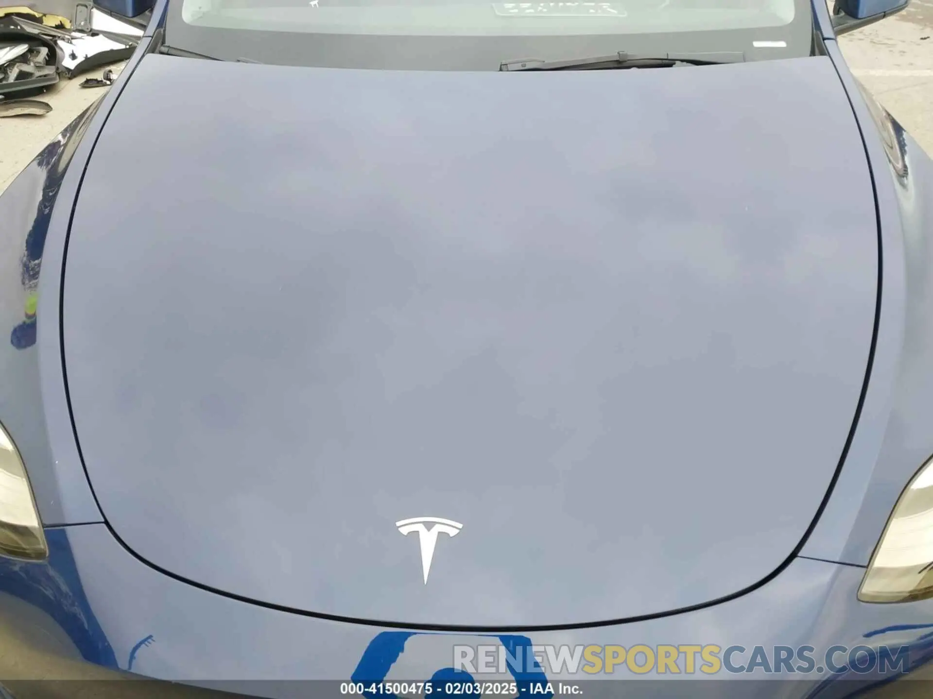 10 fotografías del automóvil dañado 7SAYGAEE3NF573141 TESLA MODEL Y 2022