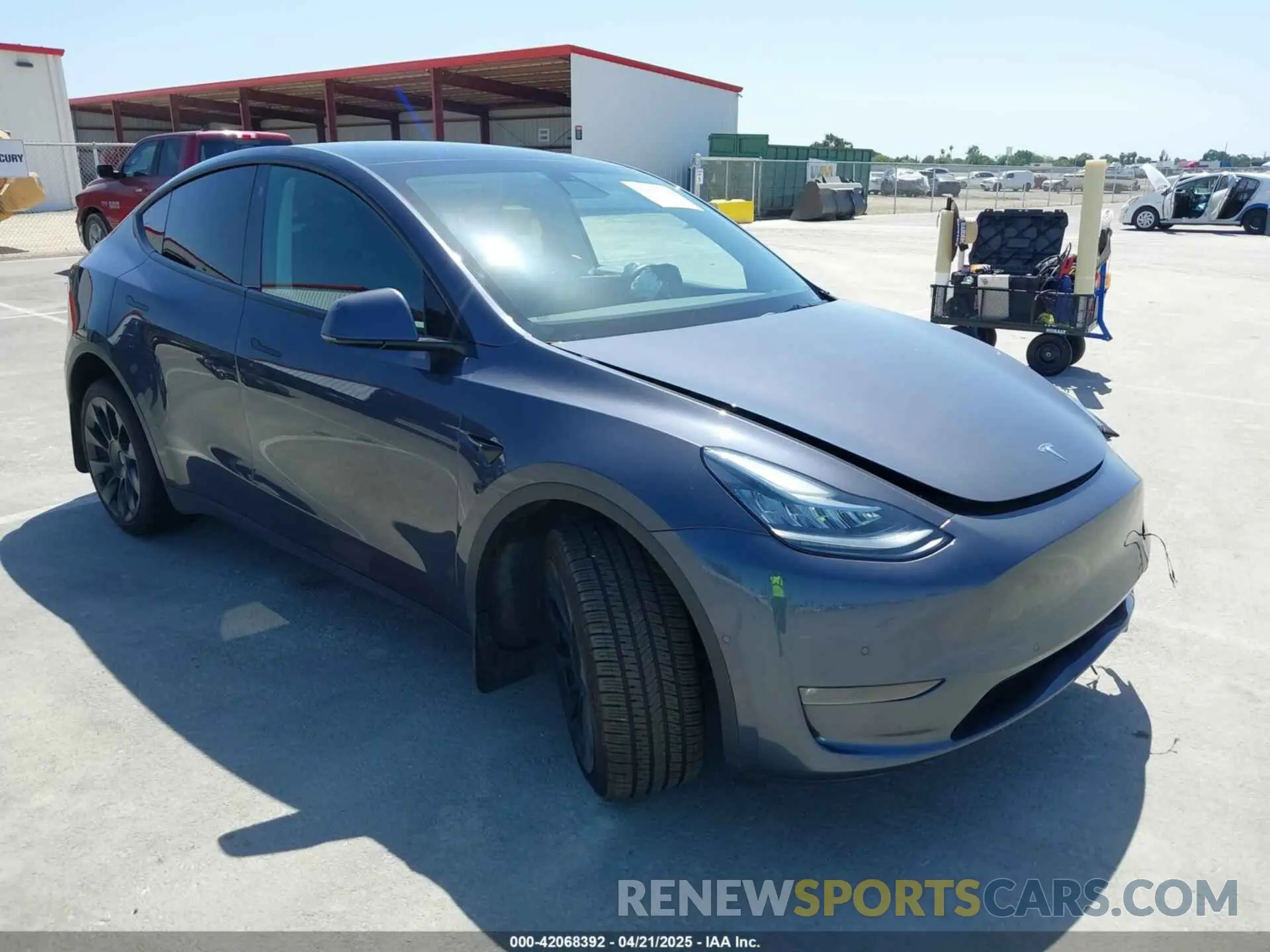 1 fotografías del automóvil dañado 7SAYGAEE4NF341230 TESLA MODEL Y 2022