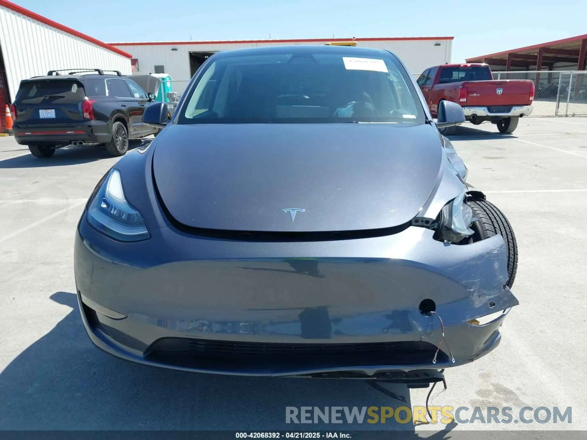 12 fotografías del automóvil dañado 7SAYGAEE4NF341230 TESLA MODEL Y 2022