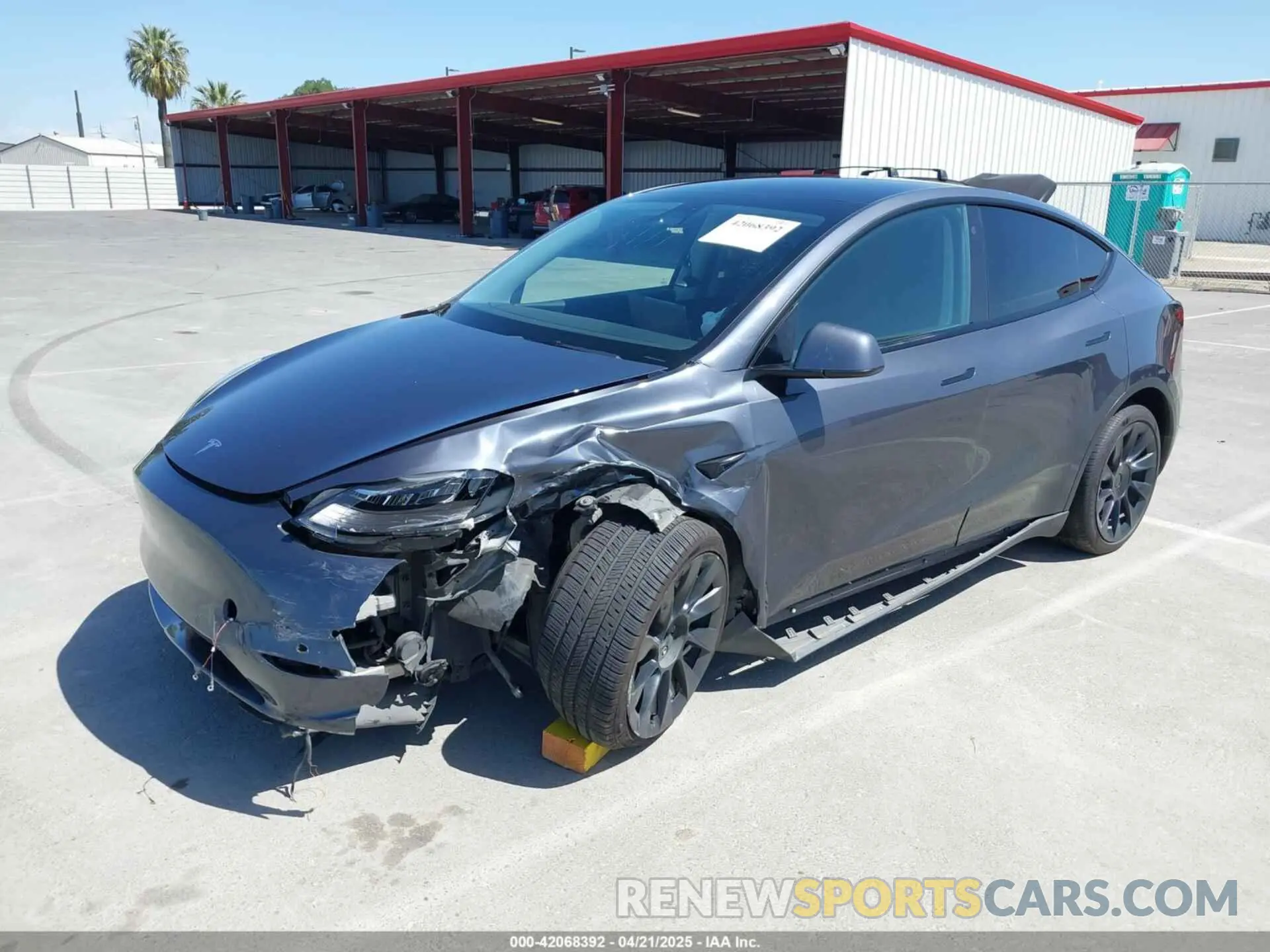 2 fotografías del automóvil dañado 7SAYGAEE4NF341230 TESLA MODEL Y 2022