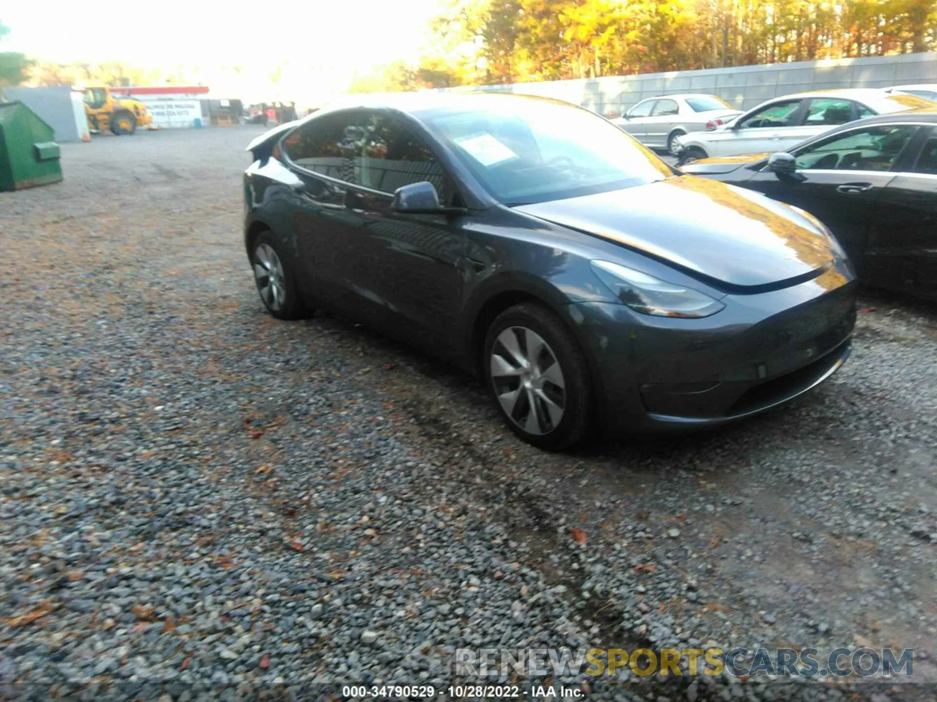 1 fotografías del automóvil dañado 7SAYGAEE4NF532162 TESLA MODEL Y 2022