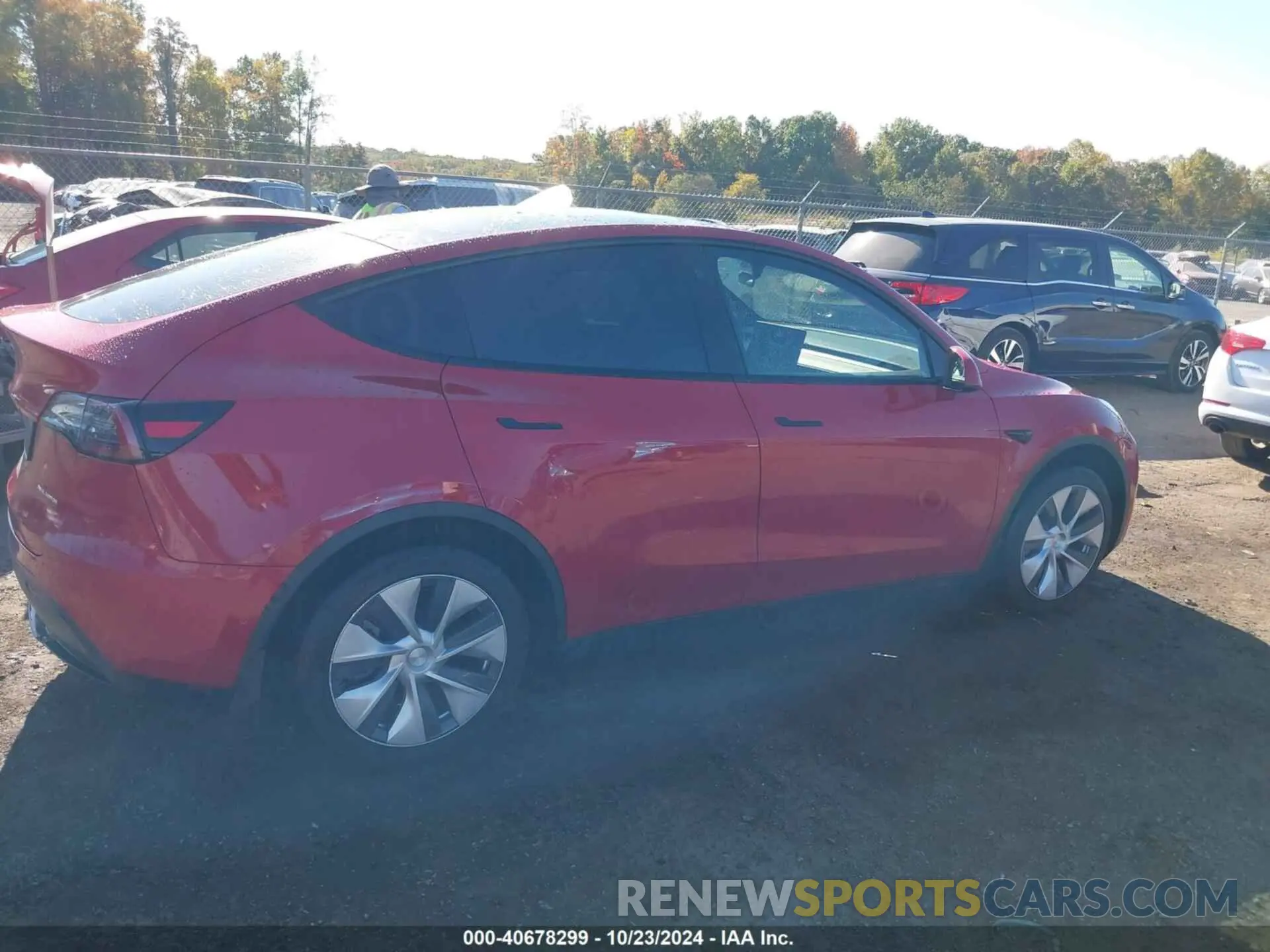 14 fotografías del automóvil dañado 7SAYGAEE4NF534591 TESLA MODEL Y 2022