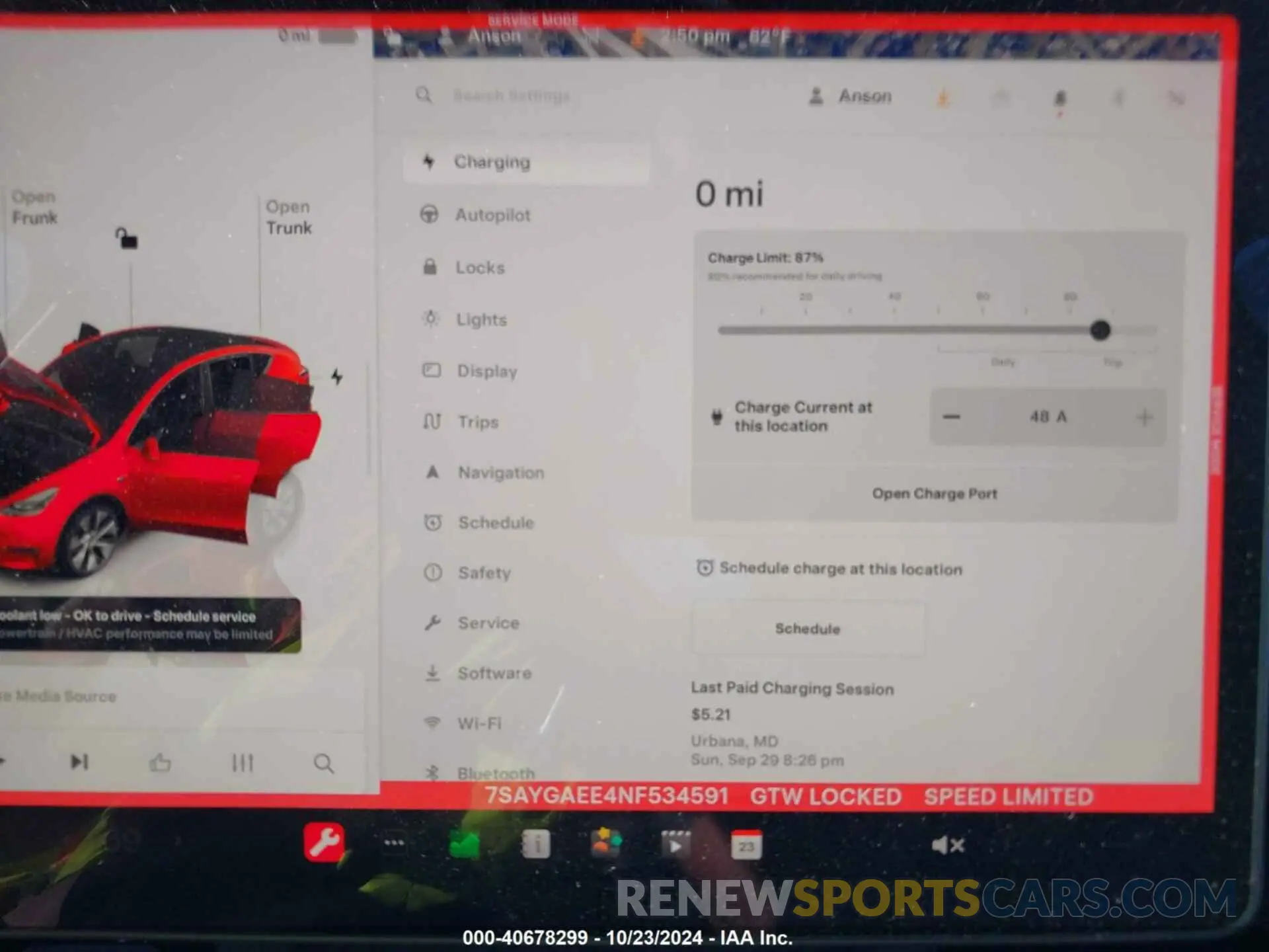 18 fotografías del automóvil dañado 7SAYGAEE4NF534591 TESLA MODEL Y 2022