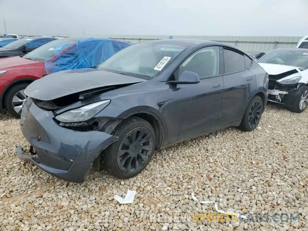 1 fotografías del automóvil dañado 7SAYGAEE4NF543503 TESLA MODEL Y 2022