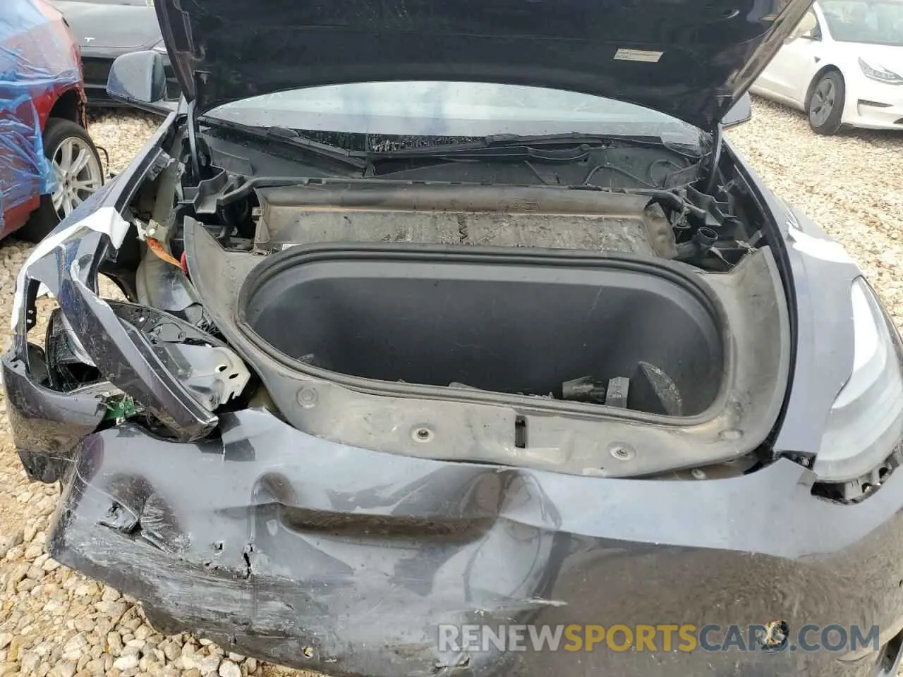 12 fotografías del automóvil dañado 7SAYGAEE4NF543503 TESLA MODEL Y 2022