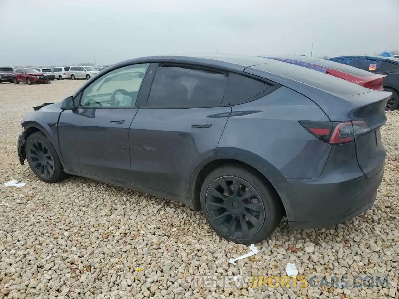 2 fotografías del automóvil dañado 7SAYGAEE4NF543503 TESLA MODEL Y 2022