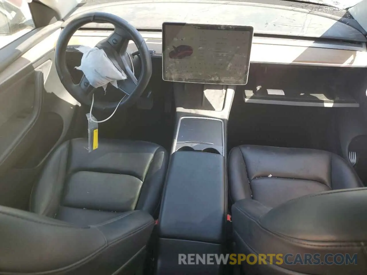 8 fotografías del automóvil dañado 7SAYGAEE4NF543503 TESLA MODEL Y 2022