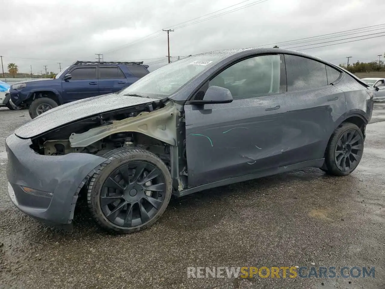 1 fotografías del automóvil dañado 7SAYGAEE4NF560267 TESLA MODEL Y 2022