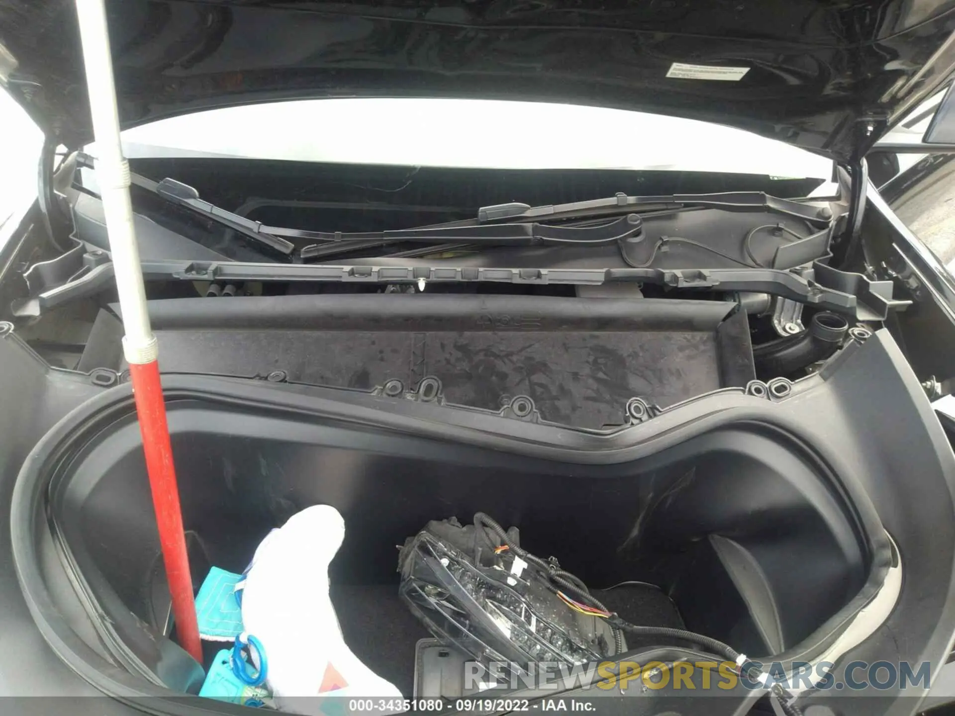 10 fotografías del automóvil dañado 7SAYGAEE5NF309094 TESLA MODEL Y 2022