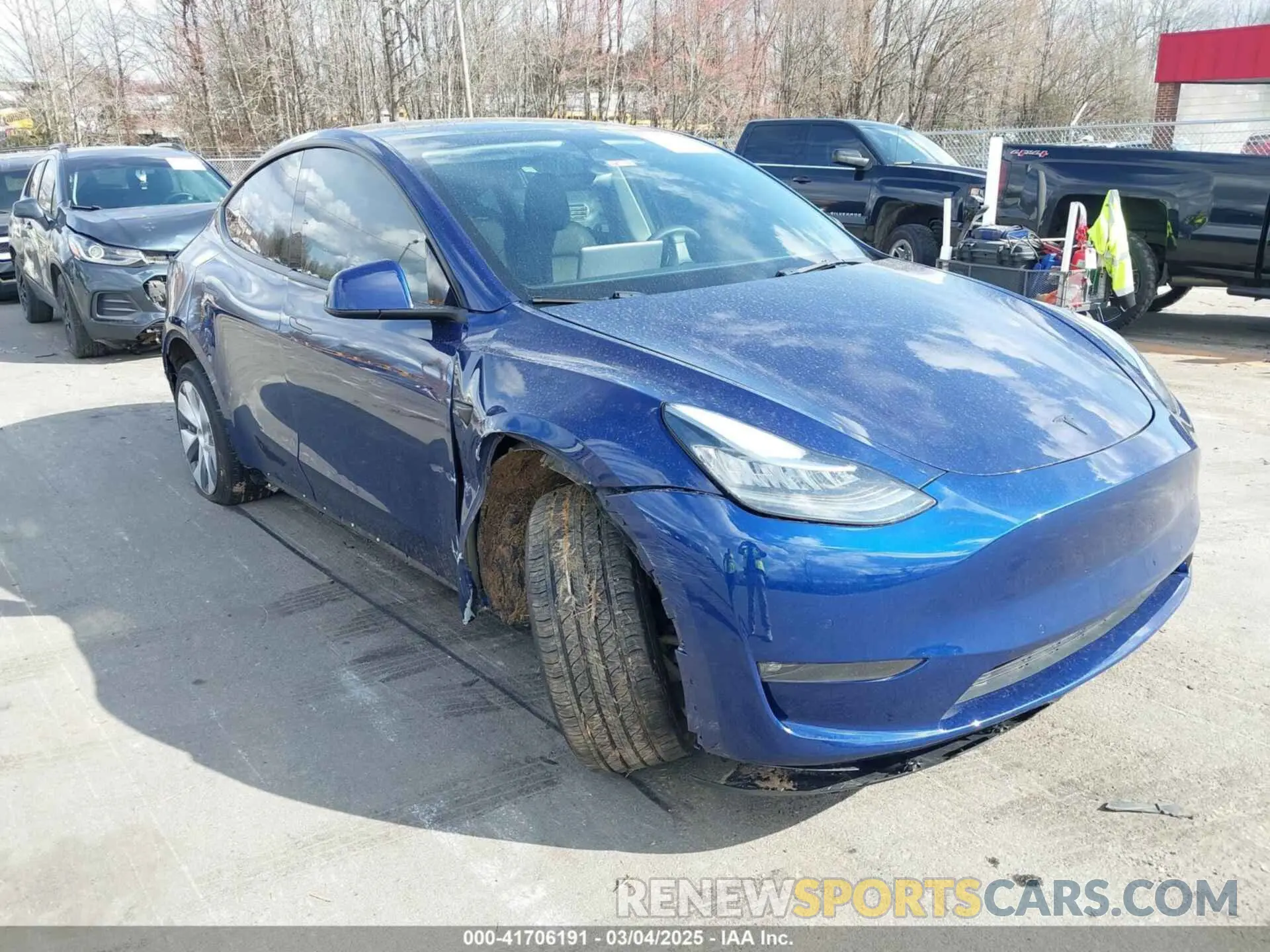 1 fotografías del automóvil dañado 7SAYGAEE5NF517234 TESLA MODEL Y 2022