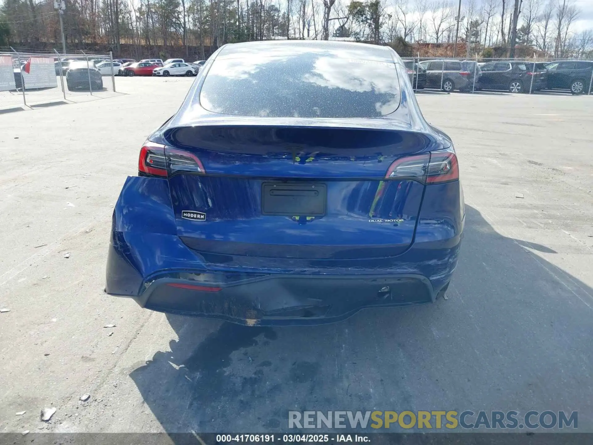 16 fotografías del automóvil dañado 7SAYGAEE5NF517234 TESLA MODEL Y 2022