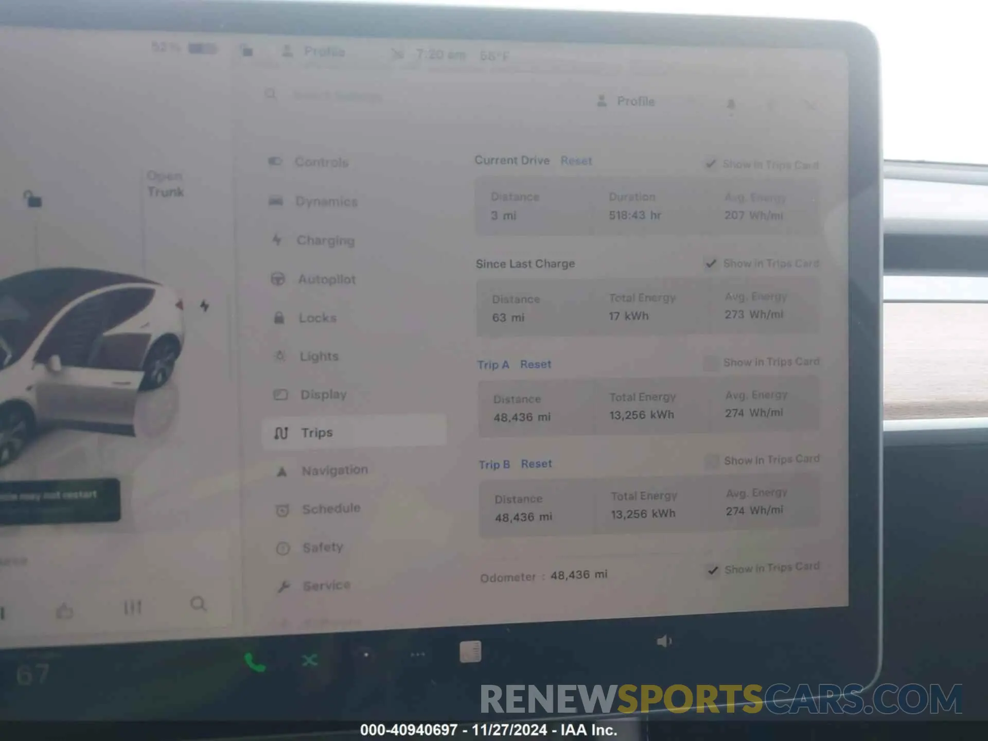 7 fotografías del automóvil dañado 7SAYGAEE5NF553411 TESLA MODEL Y 2022
