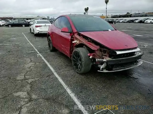 11 fotografías del automóvil dañado 7SAYGAEE6NF348163 TESLA MODEL Y 2022