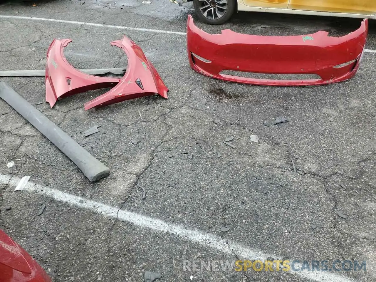 14 fotografías del automóvil dañado 7SAYGAEE6NF348163 TESLA MODEL Y 2022