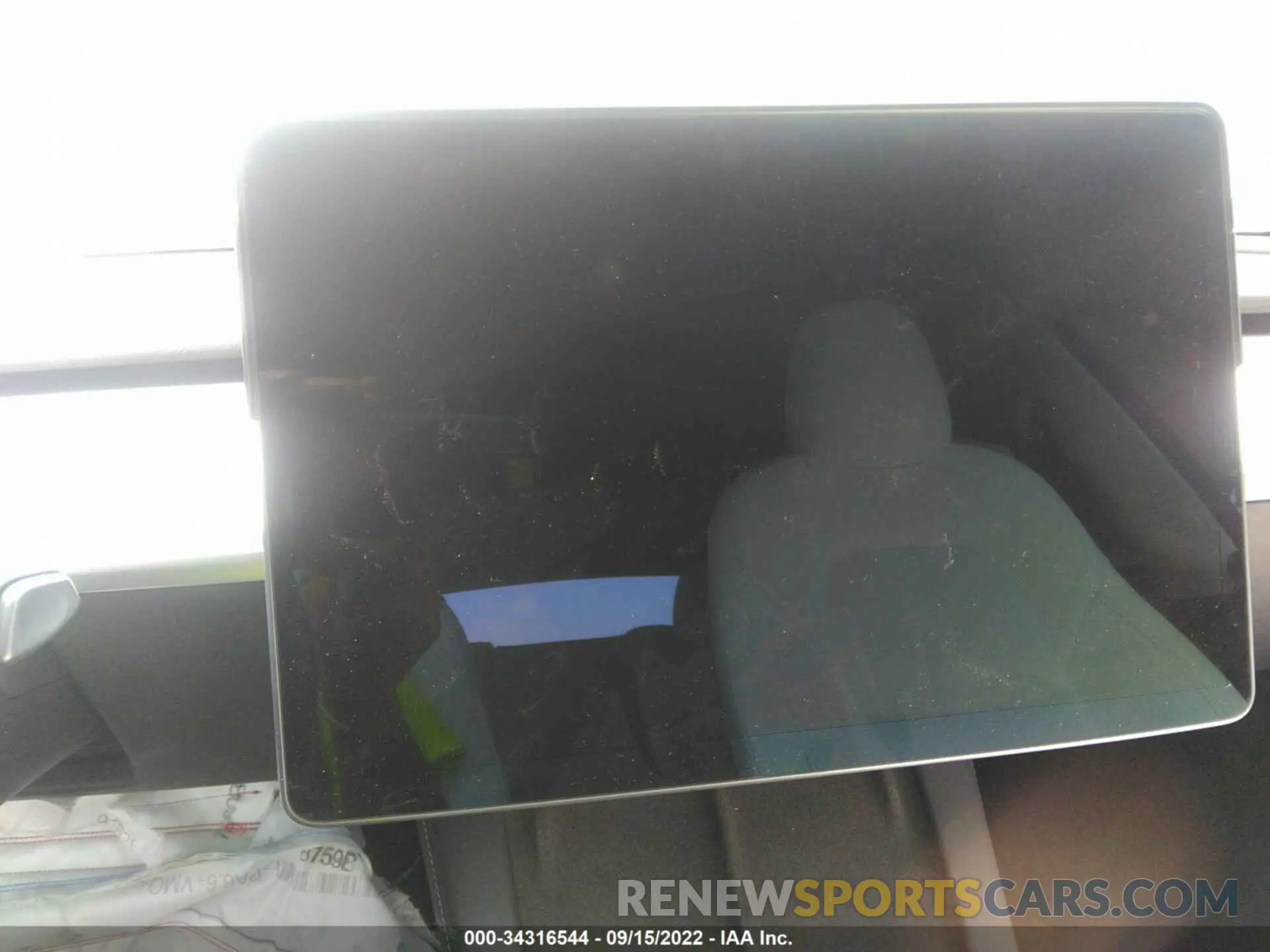 7 fotografías del automóvil dañado 7SAYGAEE6NF358692 TESLA MODEL Y 2022