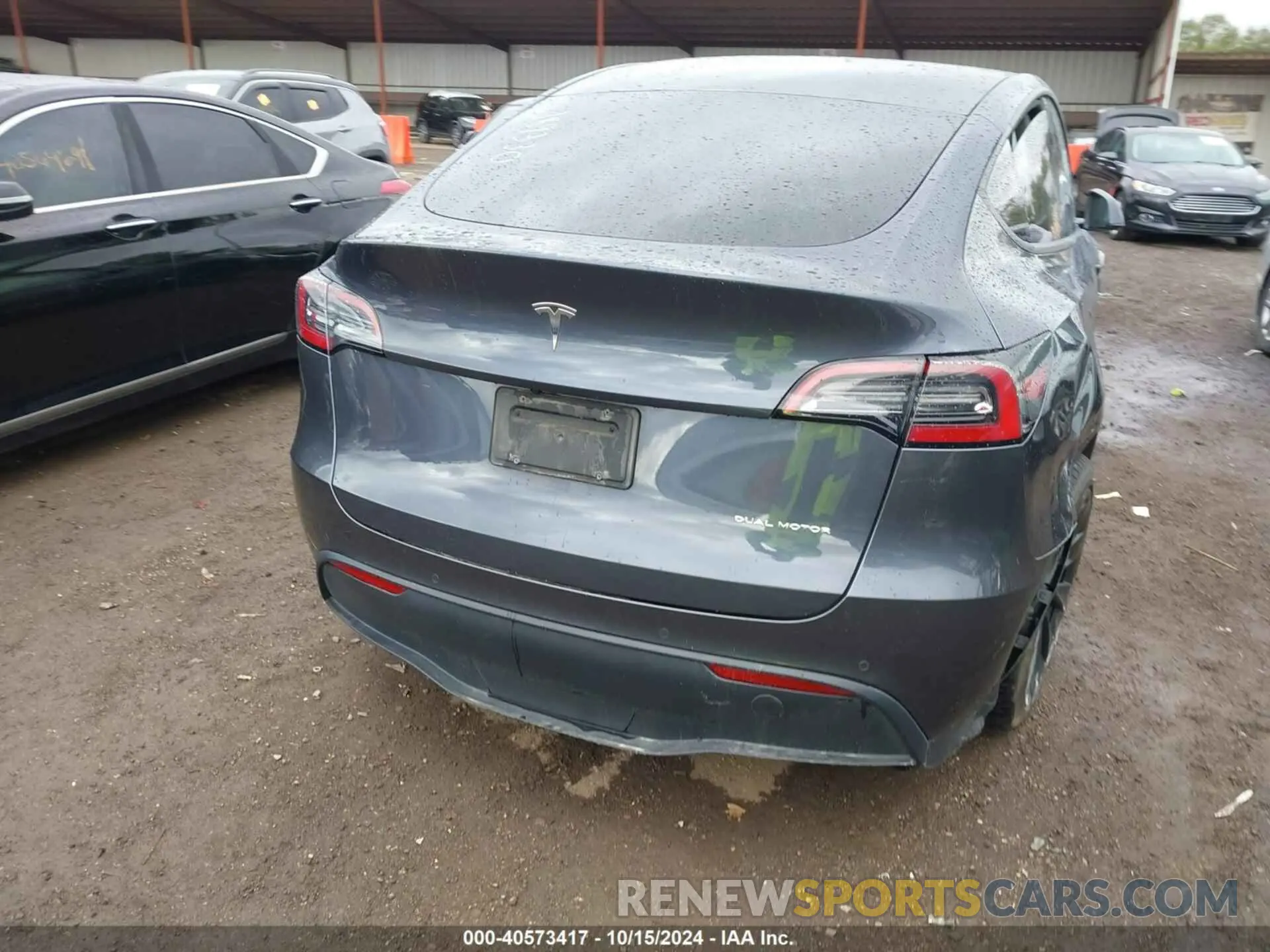 16 fotografías del automóvil dañado 7SAYGAEE6NF389330 TESLA MODEL Y 2022