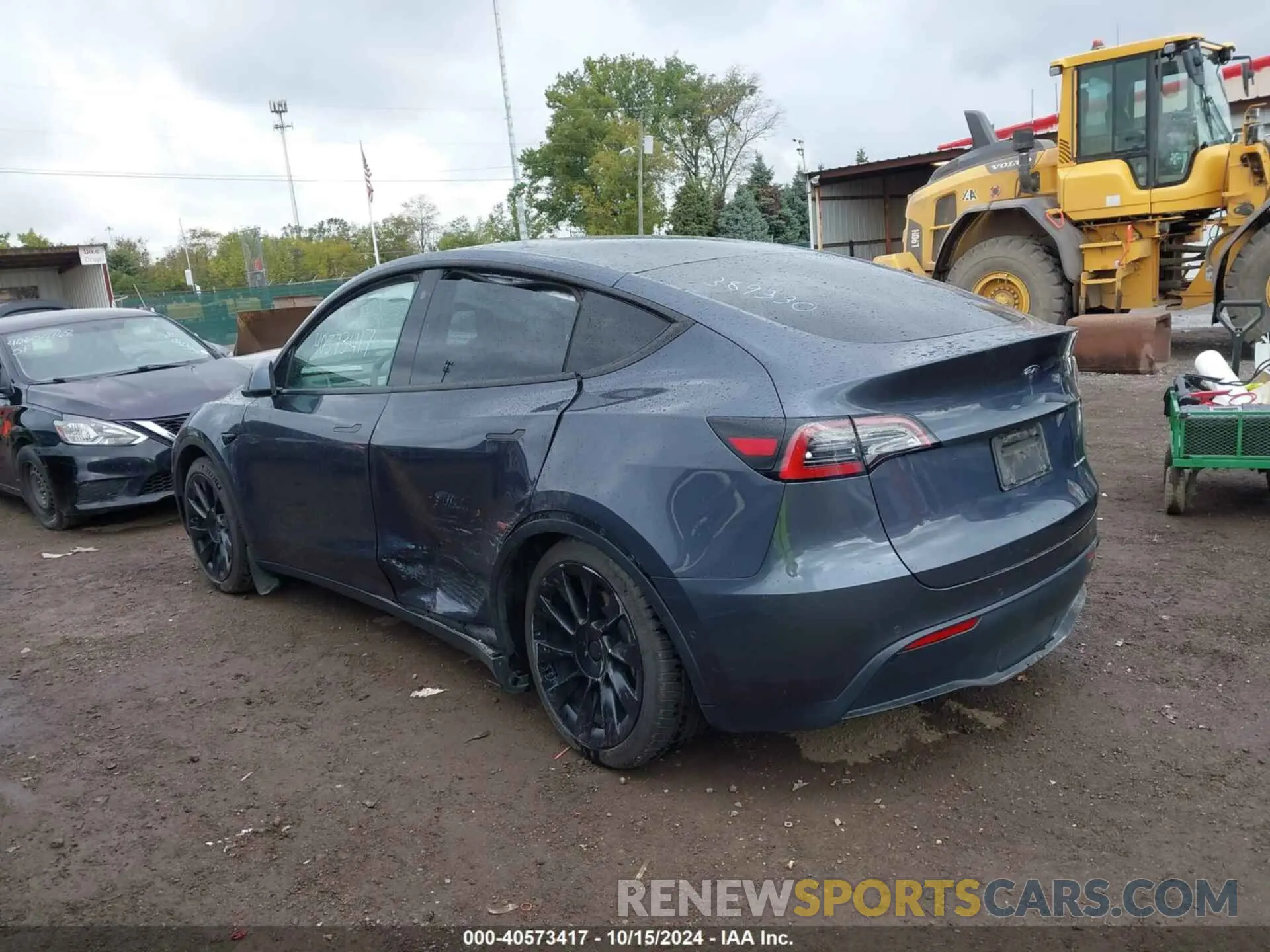3 fotografías del automóvil dañado 7SAYGAEE6NF389330 TESLA MODEL Y 2022