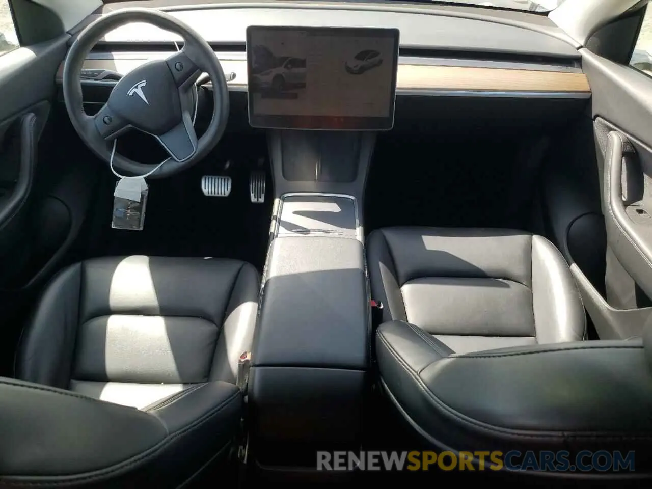8 fotografías del automóvil dañado 7SAYGAEE6NF492070 TESLA MODEL Y 2022