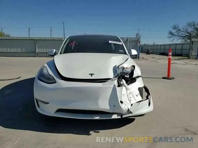 12 fotografías del automóvil dañado 7SAYGAEE6NF506405 TESLA MODEL Y 2022