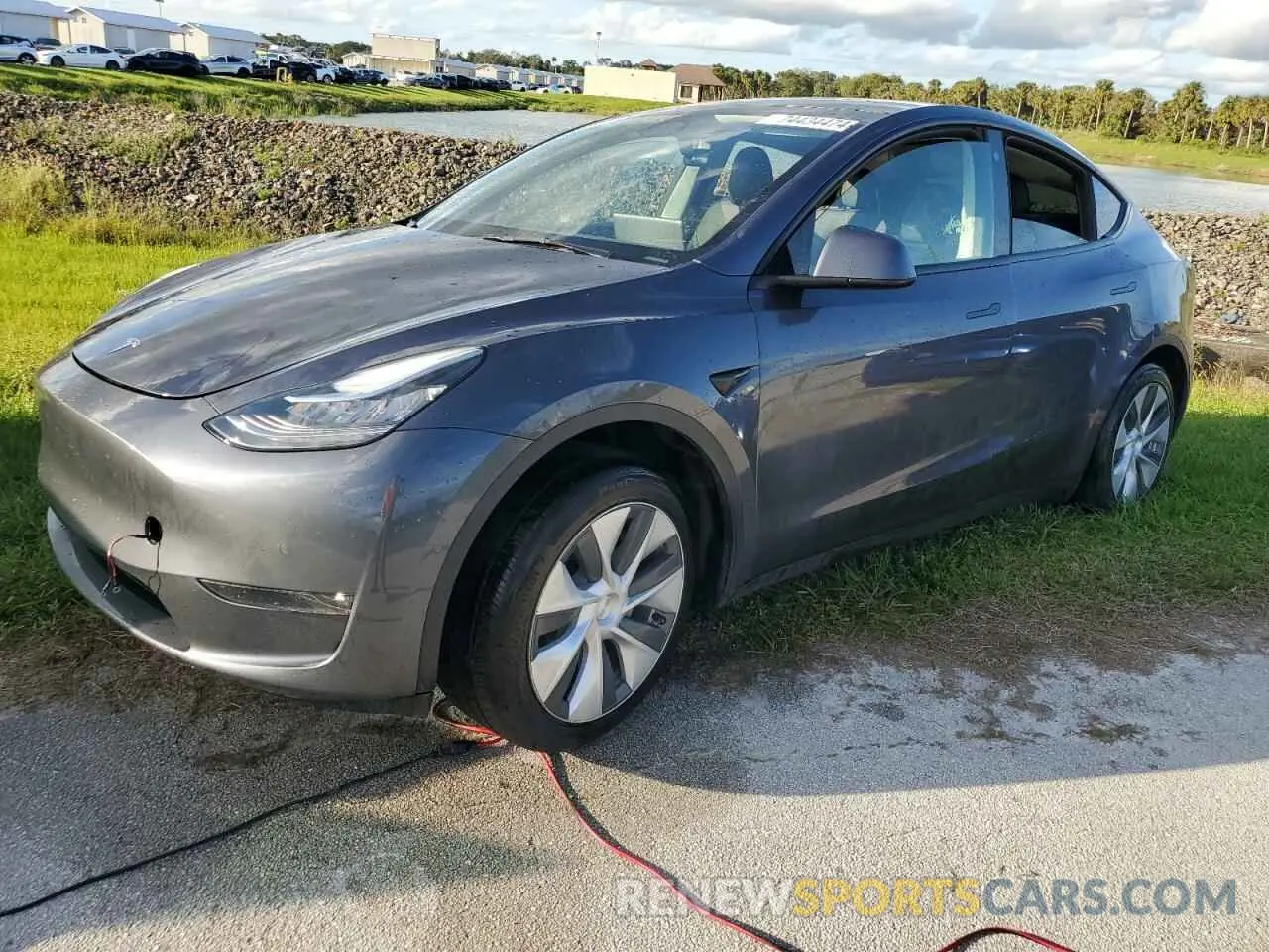 1 fotografías del automóvil dañado 7SAYGAEE6NF576132 TESLA MODEL Y 2022
