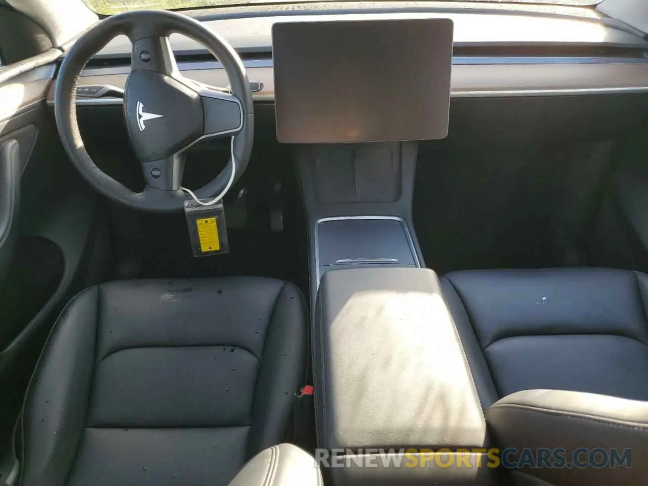8 fotografías del automóvil dañado 7SAYGAEE6NF576132 TESLA MODEL Y 2022