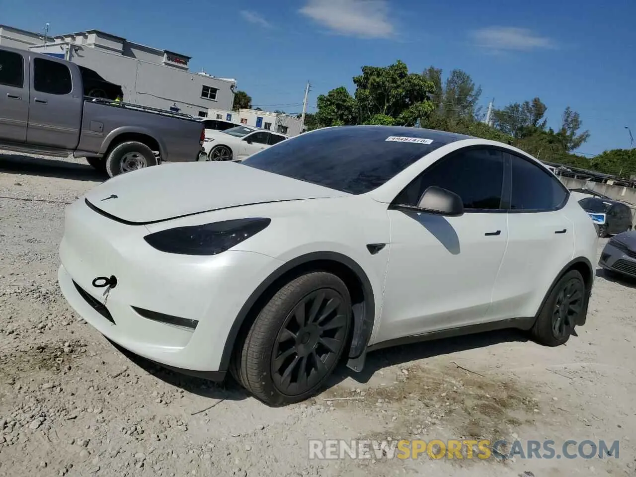 1 fotografías del automóvil dañado 7SAYGAEE7NF348088 TESLA MODEL Y 2022