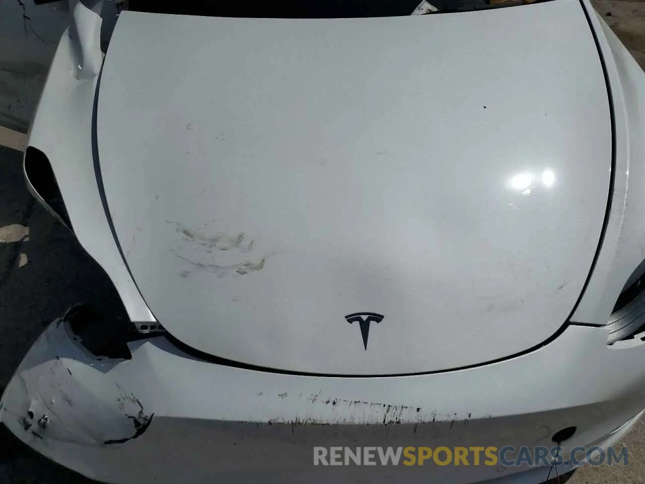 11 fotografías del automóvil dañado 7SAYGAEE8NF378457 TESLA MODEL Y 2022