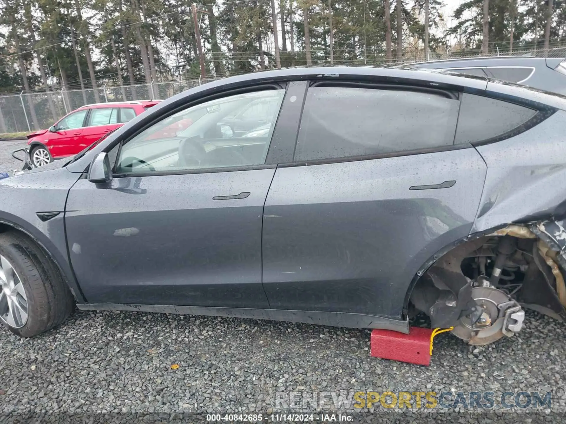 15 fotografías del automóvil dañado 7SAYGAEE8NF570624 TESLA MODEL Y 2022