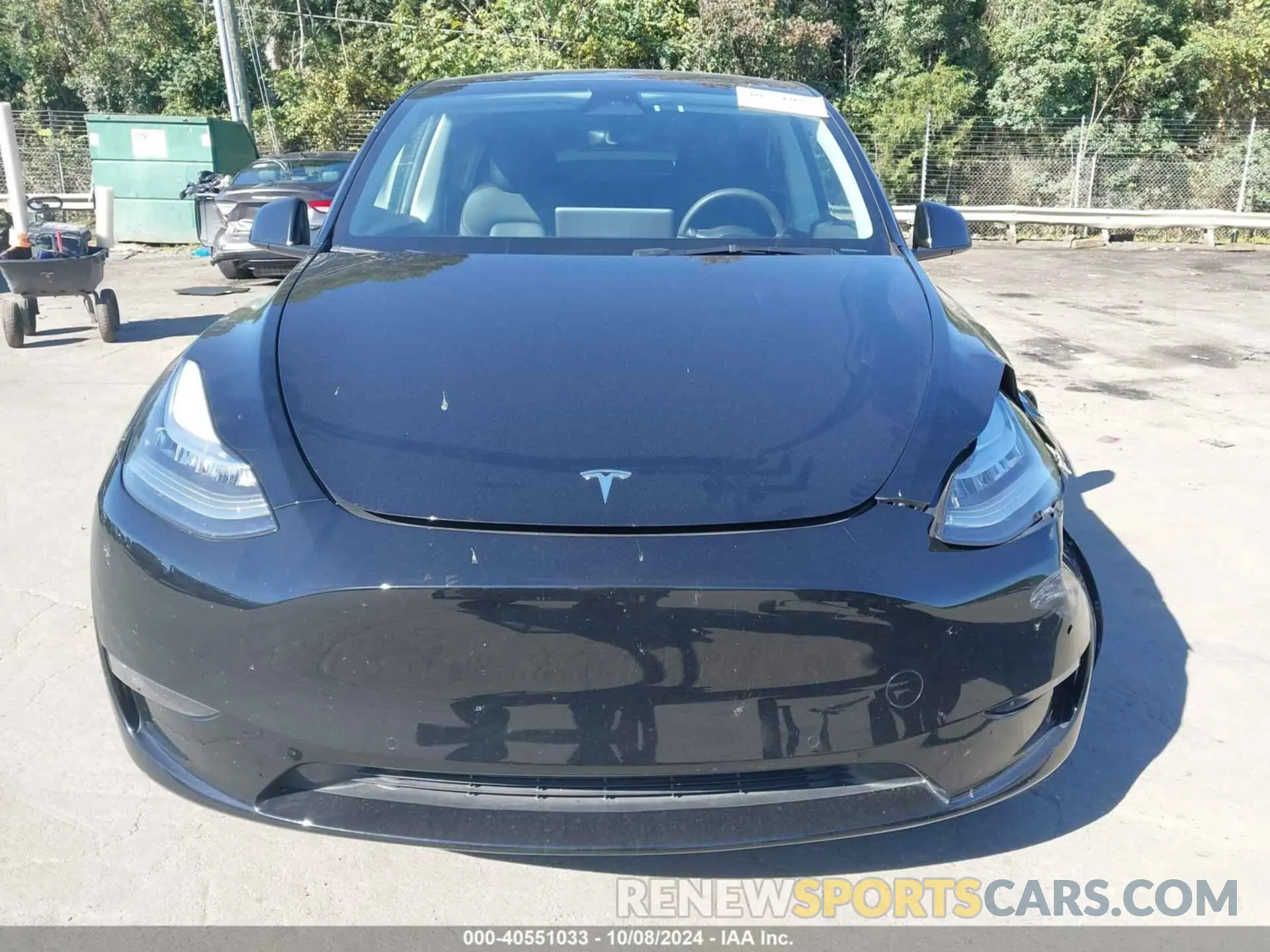 12 fotografías del automóvil dañado 7SAYGAEE8NF574463 TESLA MODEL Y 2022