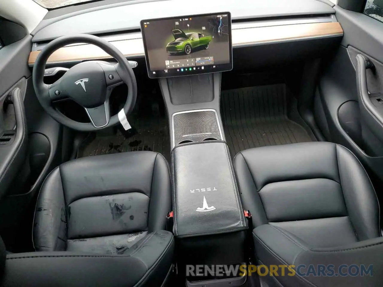 8 fotografías del automóvil dañado 7SAYGAEE9NF484190 TESLA MODEL Y 2022