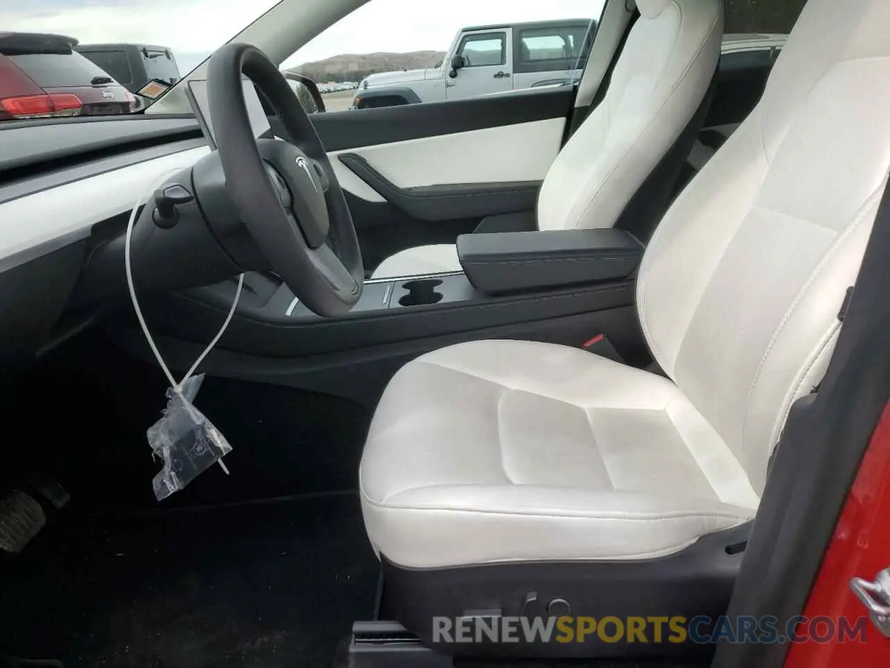 7 fotografías del automóvil dañado 7SAYGAEEXNF313657 TESLA MODEL Y 2022