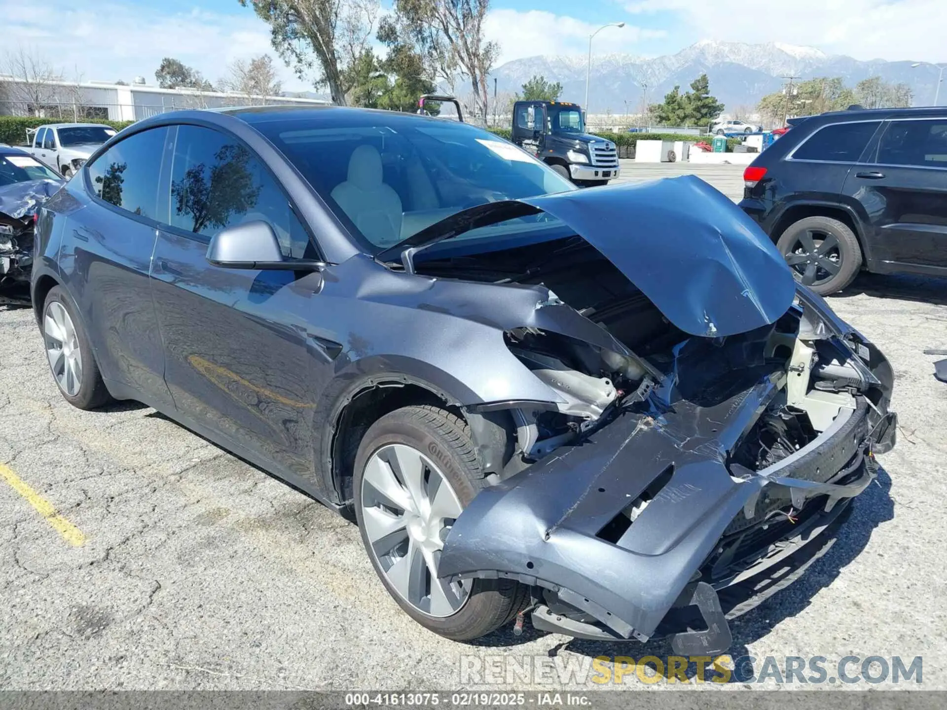 1 fotografías del automóvil dañado 7SAYGAEEXNF381389 TESLA MODEL Y 2022