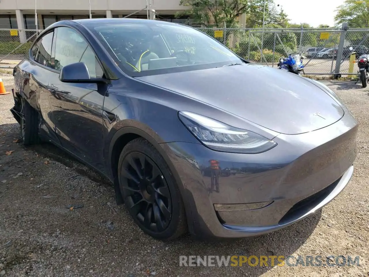 1 fotografías del automóvil dañado 7SAYGAEEXNF381487 TESLA MODEL Y 2022