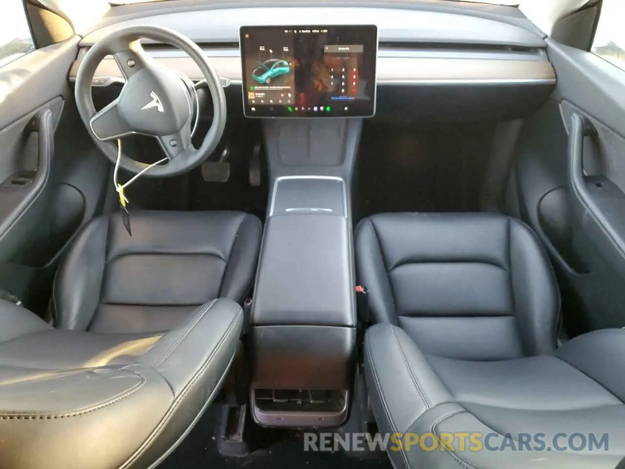 8 fotografías del automóvil dañado 7SAYGAEEXNF488944 TESLA MODEL Y 2022
