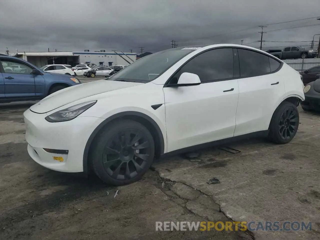 1 fotografías del automóvil dañado 7SAYGAEEXNF493710 TESLA MODEL Y 2022