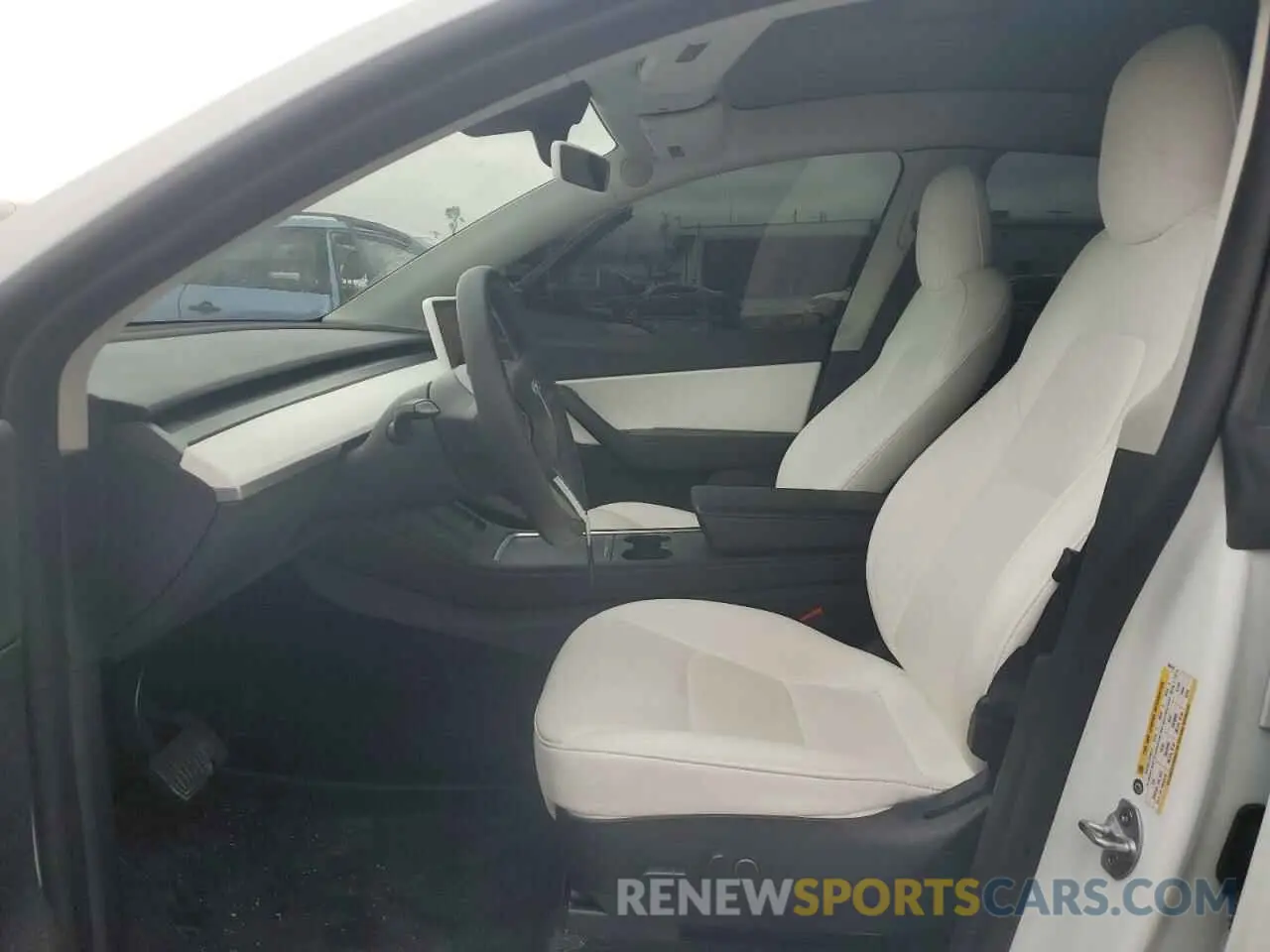 7 fotografías del automóvil dañado 7SAYGAEEXNF493710 TESLA MODEL Y 2022