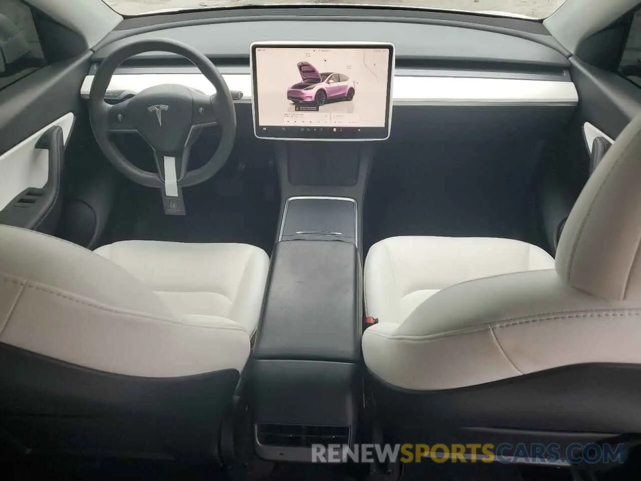 8 fotografías del automóvil dañado 7SAYGAEEXNF493710 TESLA MODEL Y 2022
