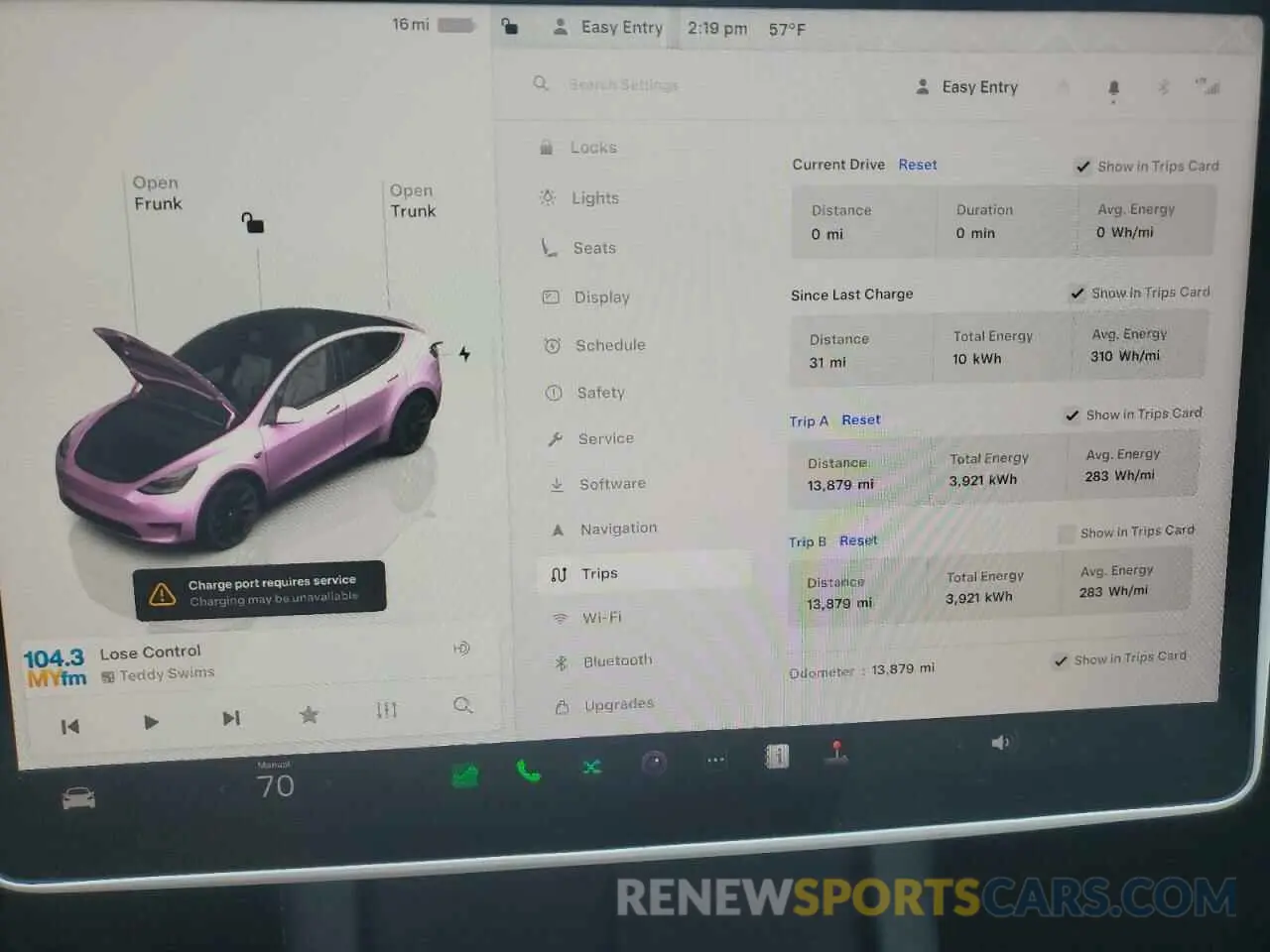 9 fotografías del automóvil dañado 7SAYGAEEXNF493710 TESLA MODEL Y 2022