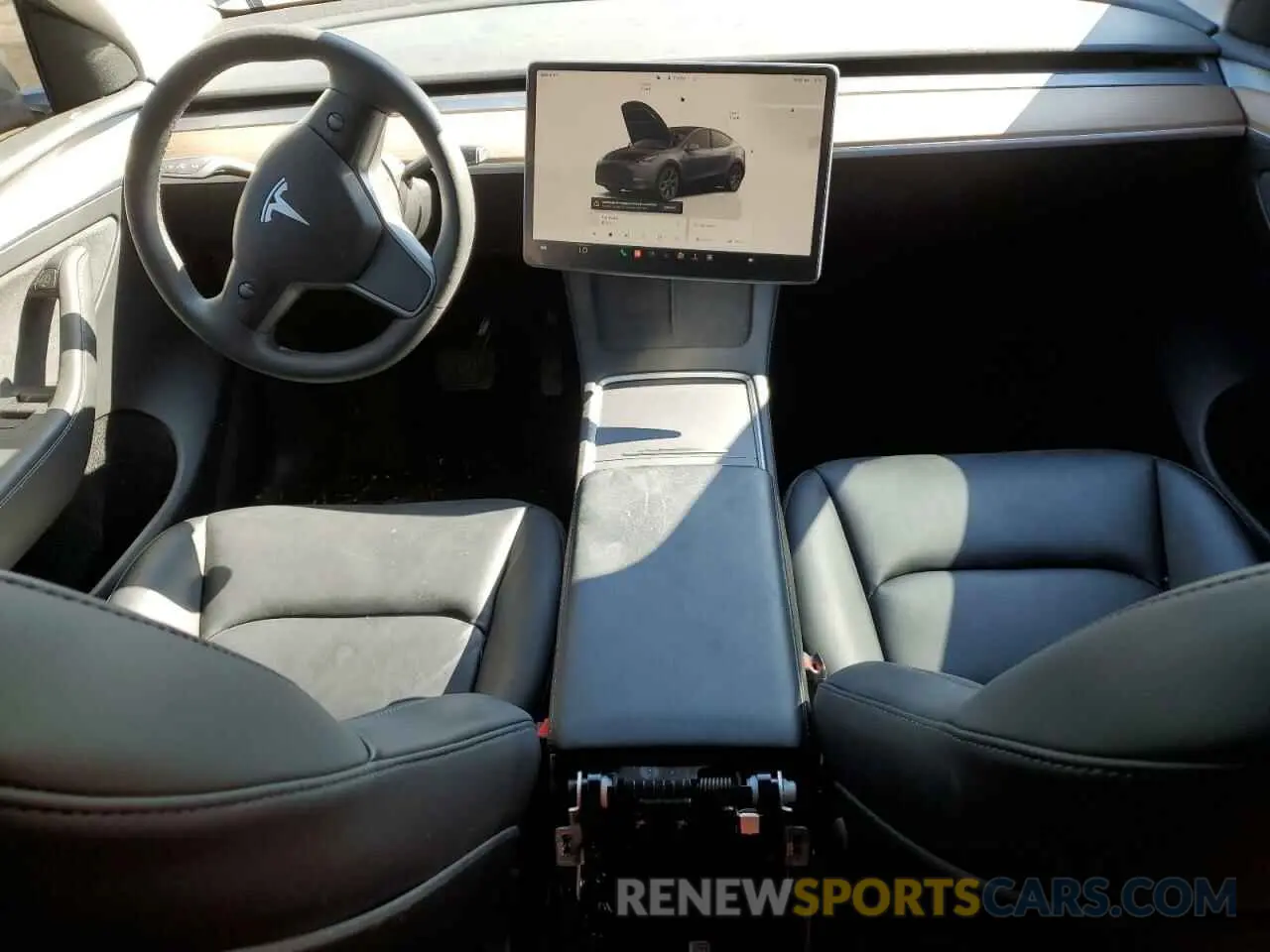 8 fotografías del automóvil dañado 7SAYGAEEXNF517729 TESLA MODEL Y 2022