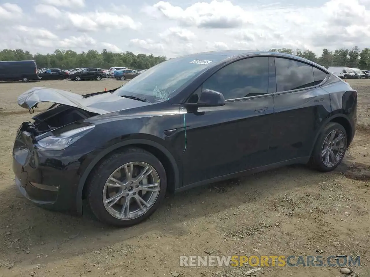 1 fotografías del automóvil dañado 7SAYGDEE0NA018906 TESLA MODEL Y 2022