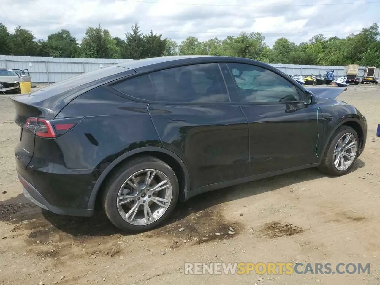 3 fotografías del automóvil dañado 7SAYGDEE0NA018906 TESLA MODEL Y 2022